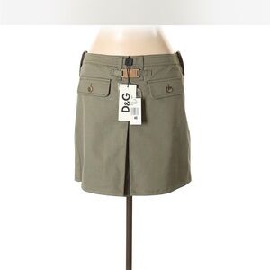 NWT Dolce & Gabbana D&G Olive skirt size 46 US 10
